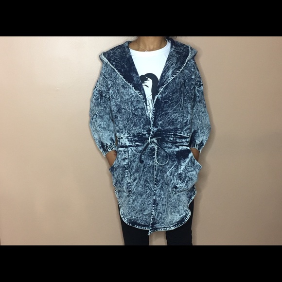 Acid wash jean jacket - Picture 4 of 4